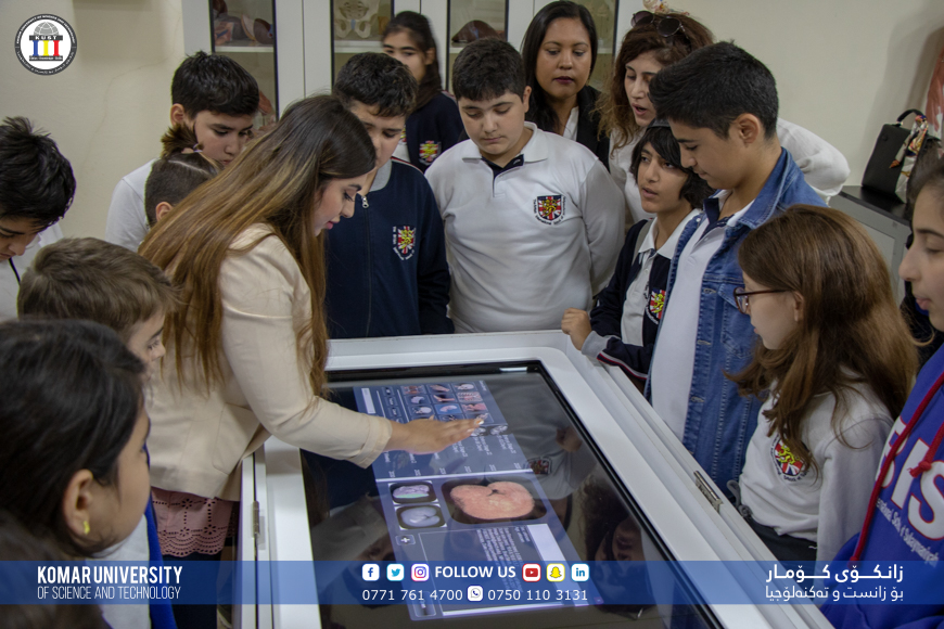 The BIS-Sulaymaniya students visit to the KUST Anatomy Lab